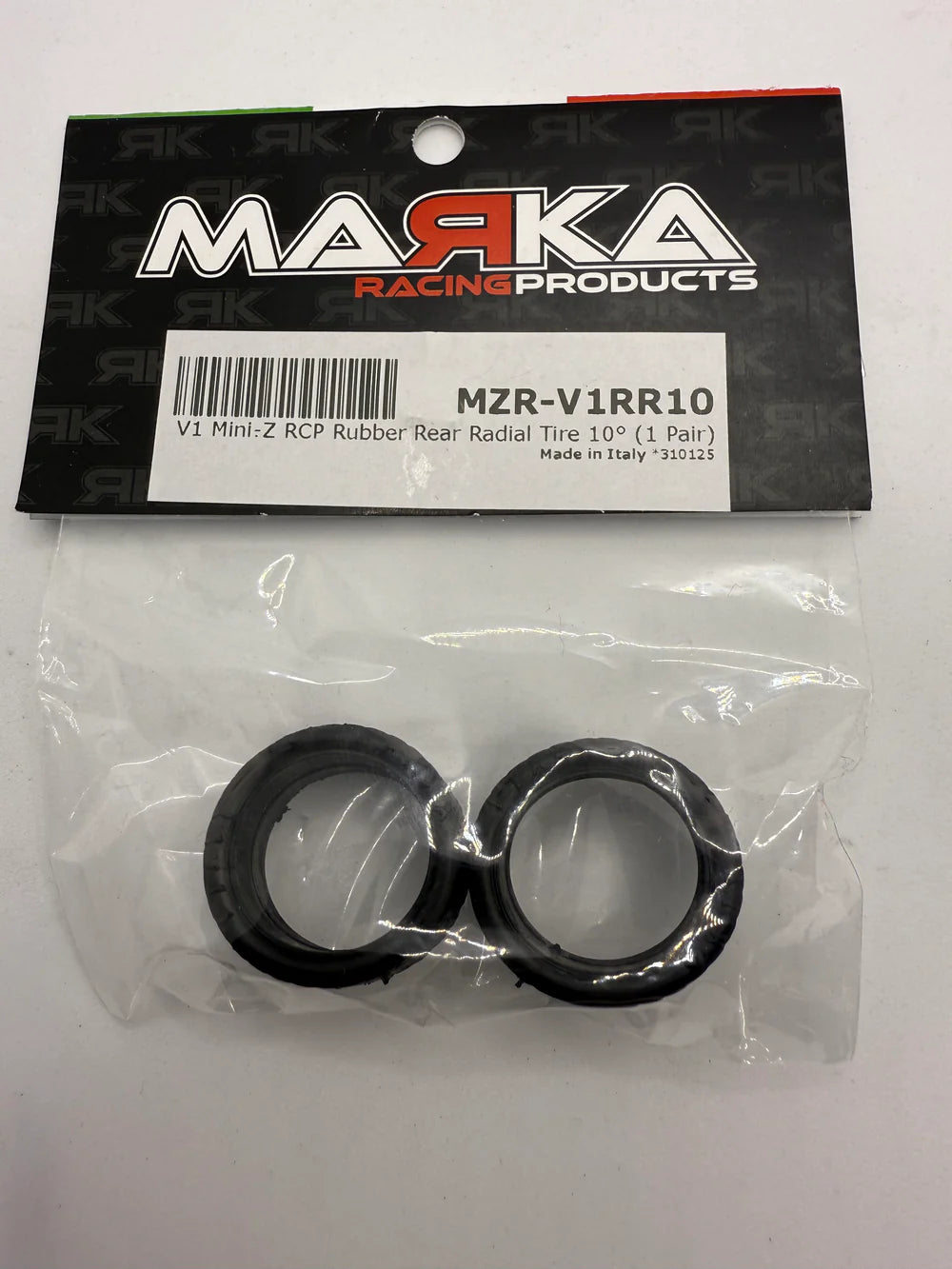 Marka V1 Mini-Z RCP Rubber Rear Radial Tire MZR-V1RR 11mm