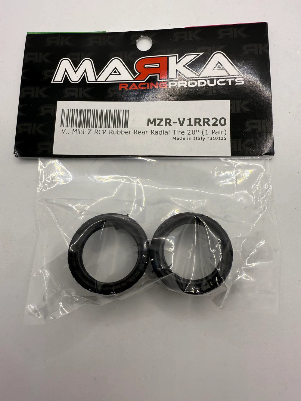 Marka V1 Mini-Z RCP Rubber Rear Radial Tire MZR-V1RR 11mm
