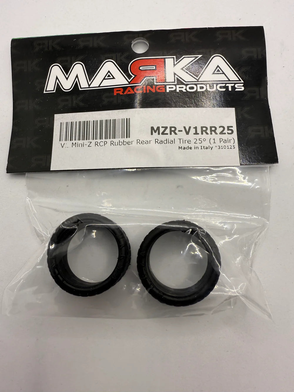 Marka V1 Mini-Z RCP Rubber Rear Radial Tire MZR-V1RR 11mm