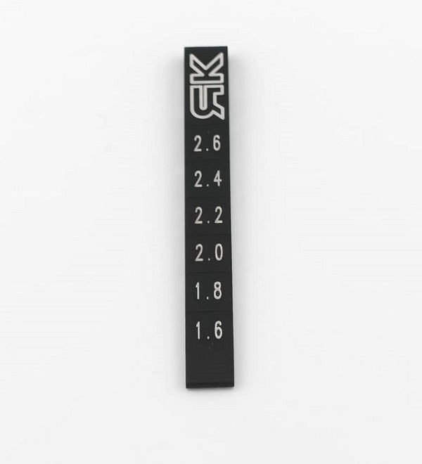 Marka Racing 1:28 Mini-Z Car Ride Height Gauge 1.5 to 2.6 mm