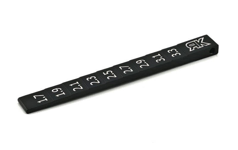 Marka Racing 1:28 Mini-Z Car Ride Height Gauge 1.6 to 3.4 mm