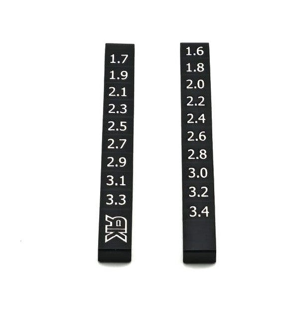 Marka Racing 1:28 Mini-Z Car Ride Height Gauge 1.6 to 3.4 mm