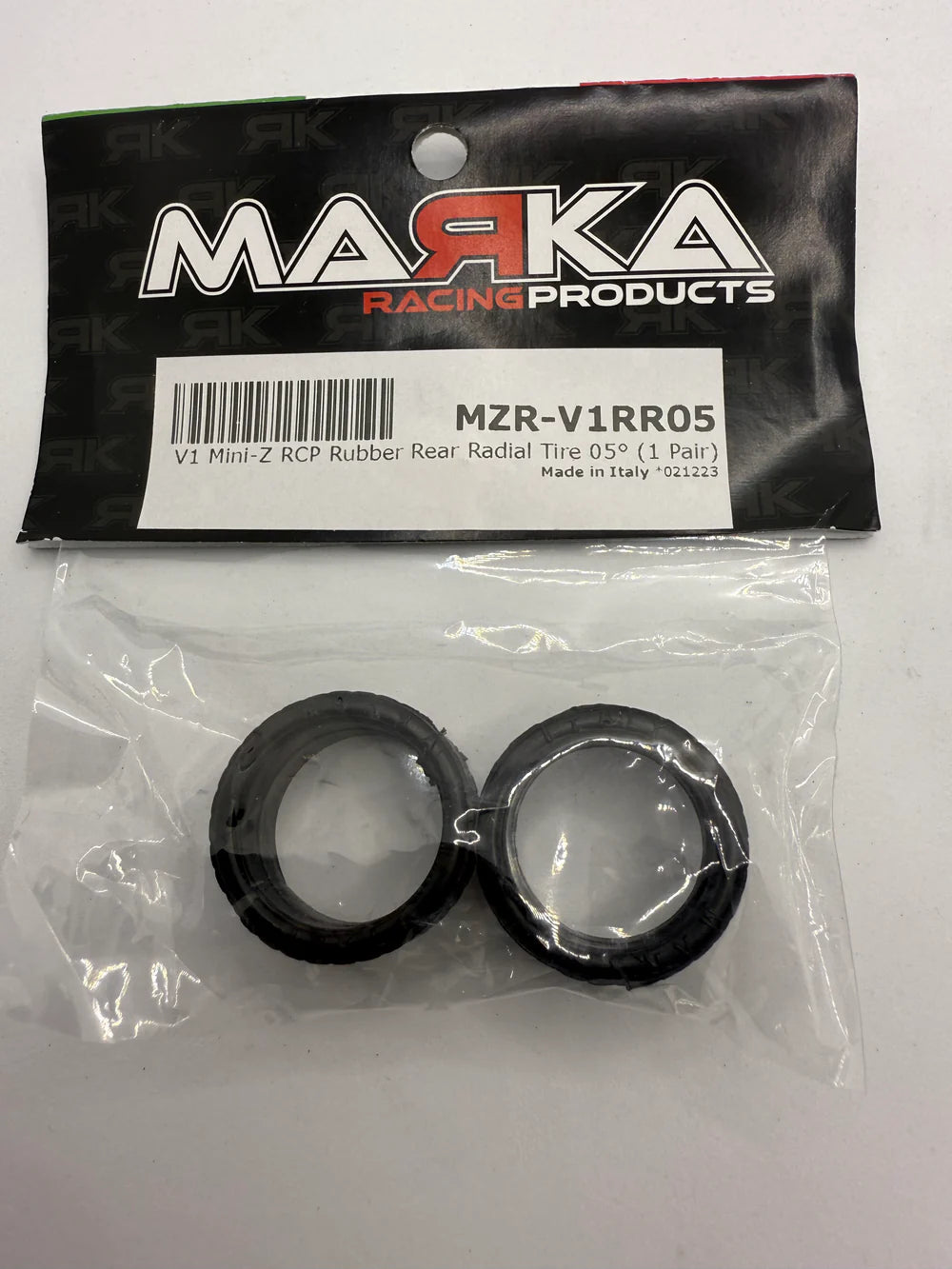 Marka MZR-V1RR 11mm Mini-Z RCP Rubber Rear Radial Tire