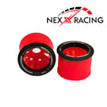 NXUSA-EVO-R Nexx Racing 2WD “JUD” threaded carbon-fiber reinforced EVO Flanged Rear Wheels (2) pcs for Mini-Z (RED)
