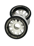 Special Edition Silver Horse White Wheels EVO 2WD Front Racing "JUD" Threaded carbon-fiber