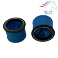 Special Edition Silver Horse Blue Racing 2WD “JUD” Front 8.5mm Threaded Carbon-Fiber Reinforced EVO Wheels