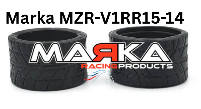 Marka V1 Mini-Z RCP Rubber Rear Radial Tire MZR-V1RR 14mm