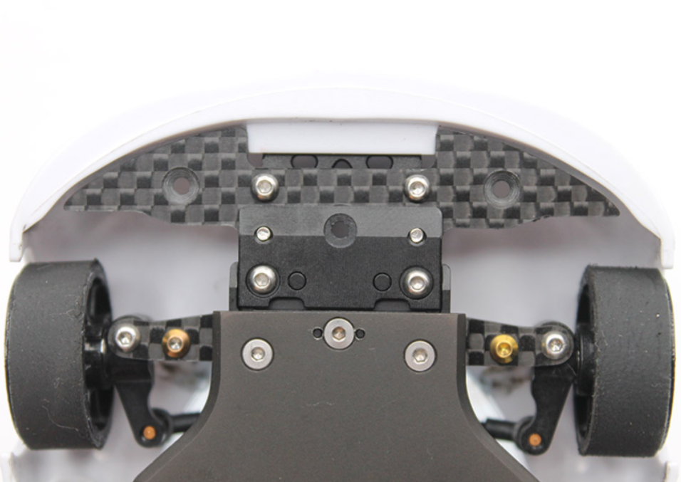 Reflex Racing MF-1 Carbon Fiber Bumper and Aluminum Clip Set RX566