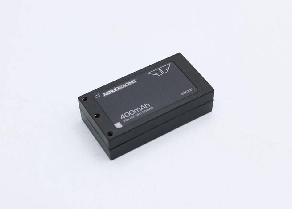 Reflex Racing 400mah 7.6V LiHV Hardcase Battery Pack RRE015