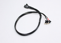 Reflex Racing 2mm Bullet Plug Charging Cable - Black and Silver RRE016
