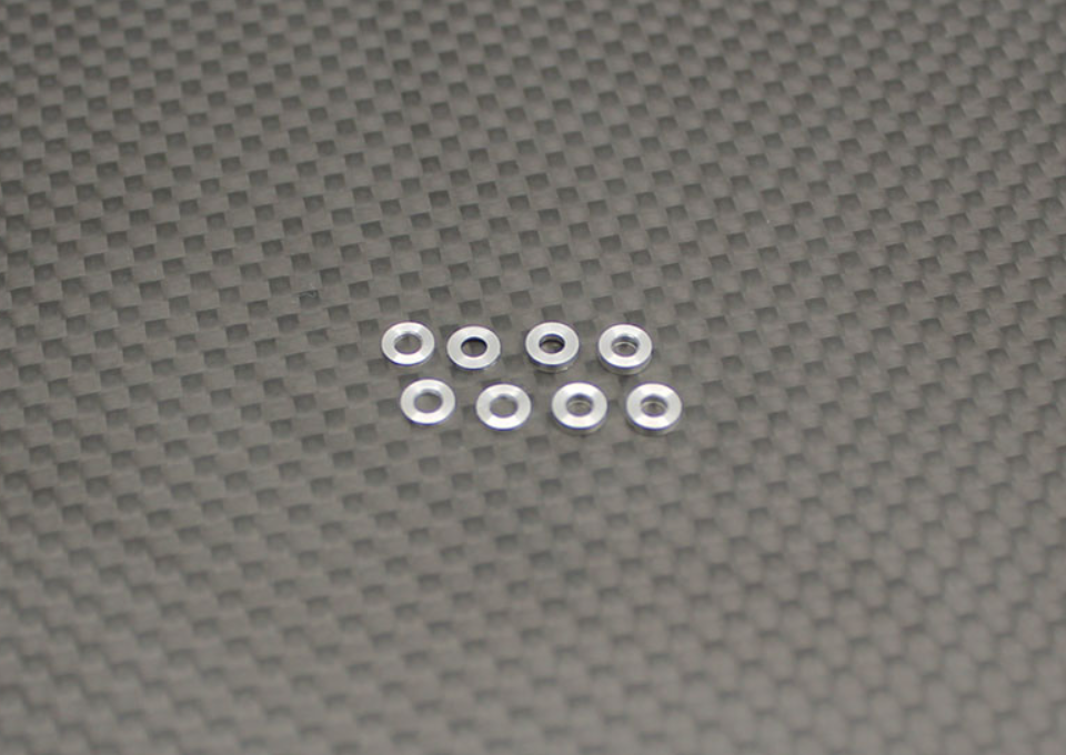 Reflex Racing Aluminum Shim Set (0.5mm and1.0mm) - 4 pcs each RX523