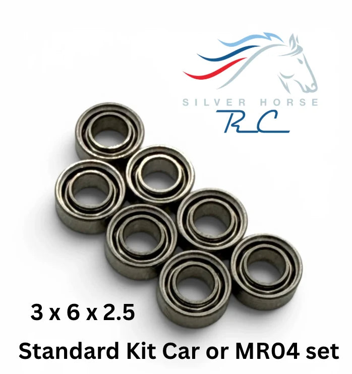 Silver Horse RC Ceramic Racing Bearing Kit — MR03 / Pan & MR04