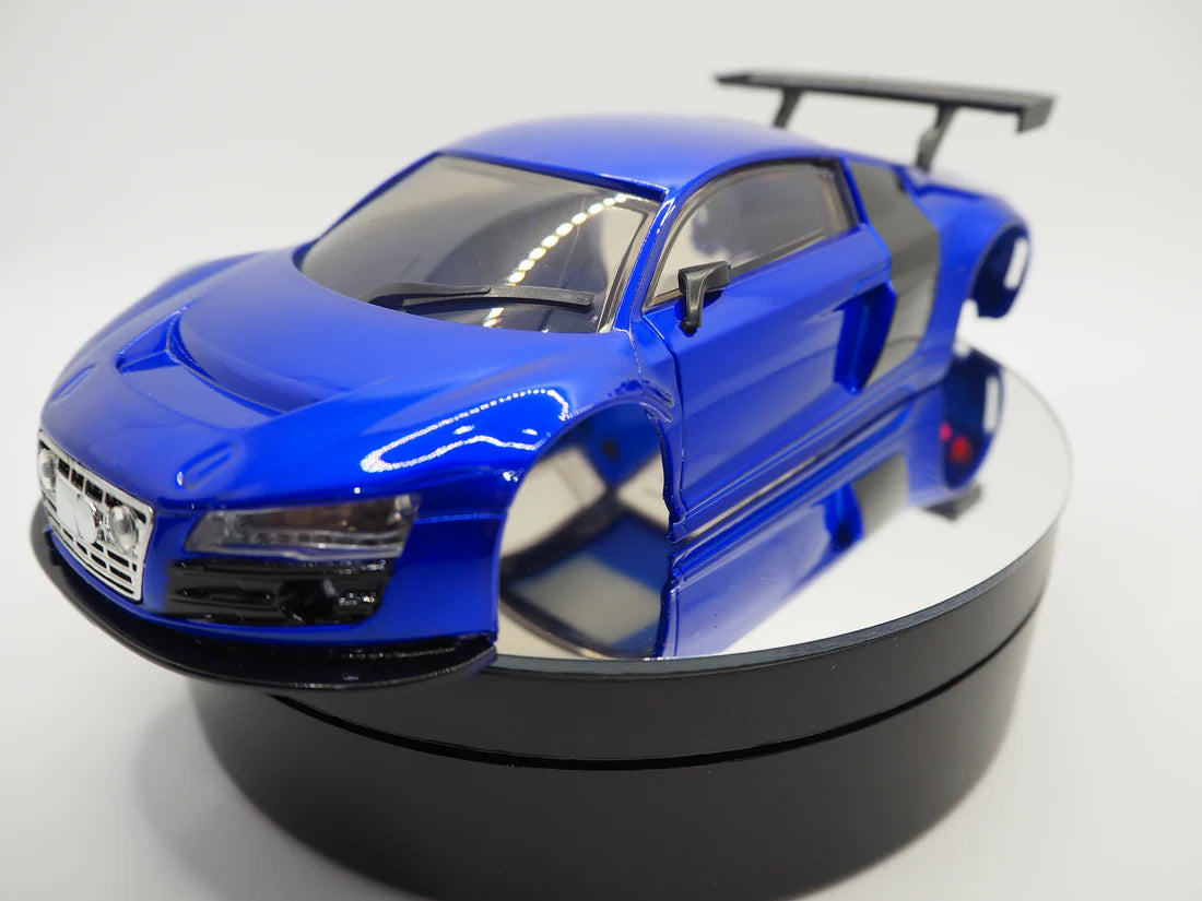 Silver Horse RC Mini-Z Audi R8 98mm Body BLUE