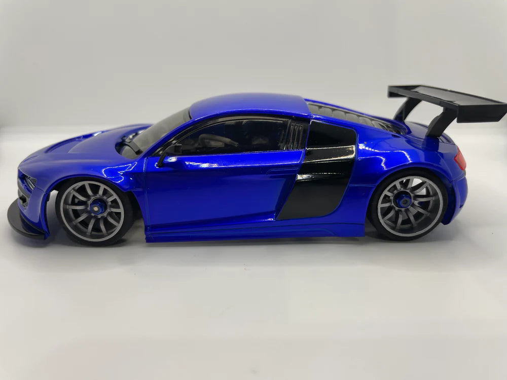 Silver Horse RC Mini-Z Audi R8 98mm Body BLUE