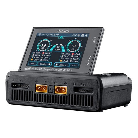 ToolkitRC TK13000 - M8D LiPo 1-8S 30A 1600w Duo Charger