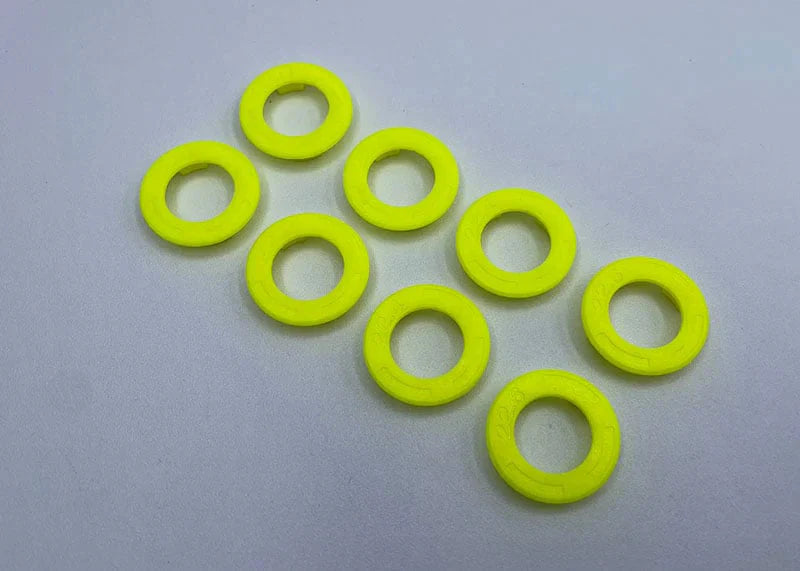 Reflex Racing SPEED DISH SIDE WALL PLATE SET (22.4,22.6,22.8,23) YELLOW