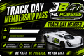 JB RC Hobbies Track Day Membership Day Pass